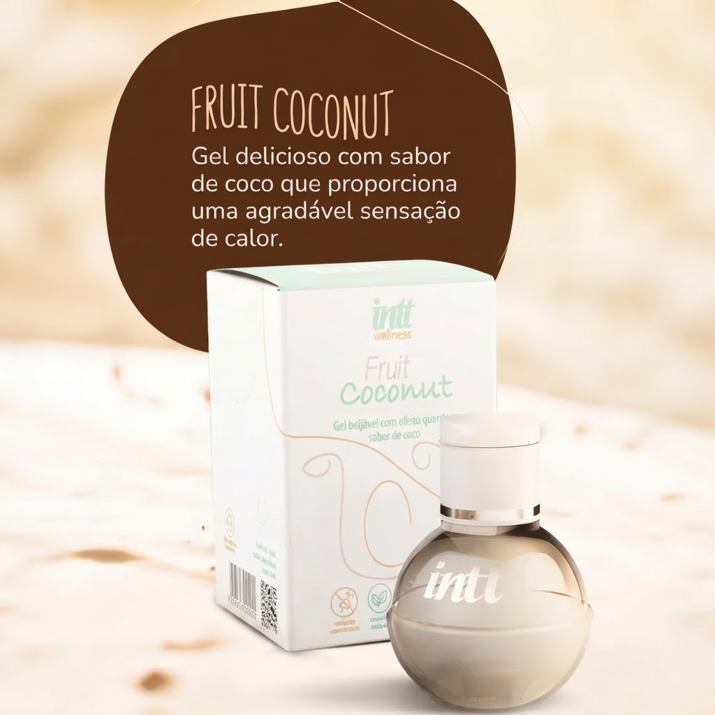 Fruit Sexy Coco – Gel Corporal Sensação Quente e Aroma De Coco - Cosméticos Original | Satisfeel - Foto 4