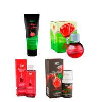 Kit Maça do Amor - Gel Deslizante, Vibration Power, Tantric Apple Óleo Corporal, Fruit Sexy Kit Maça do Amor - Gel Deslizante, Vibration Power, Tantric Apple Óleo Corporal, Fruit Sexy