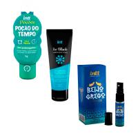 Kit Noite Gelada - Poção do Tempo, Ice Black, Beijo Grego Kit Noite Gelada - Poção do Tempo, Ice Black, Beijo Grego