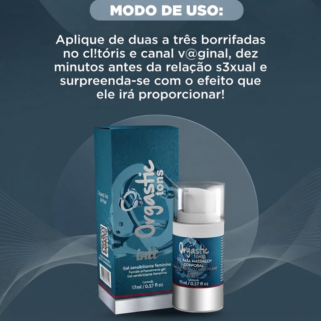 Orgastic Tons Gel Feminino Sabor Vinho Tinto 17ml