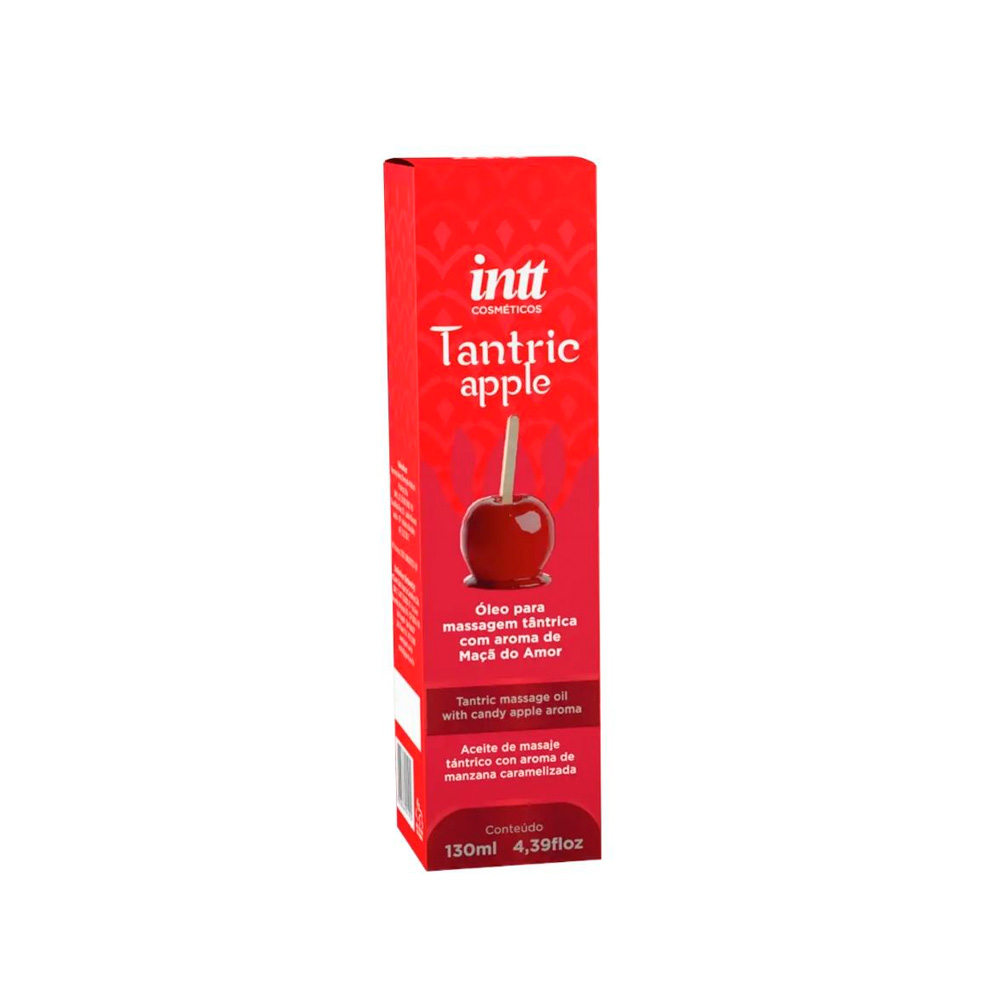 Tantric Apple Intt – Óleo Corporal para Massagem com Aroma de Maçã do Amor 130ml - Cosméticos Original | Satisfeel - Foto 2