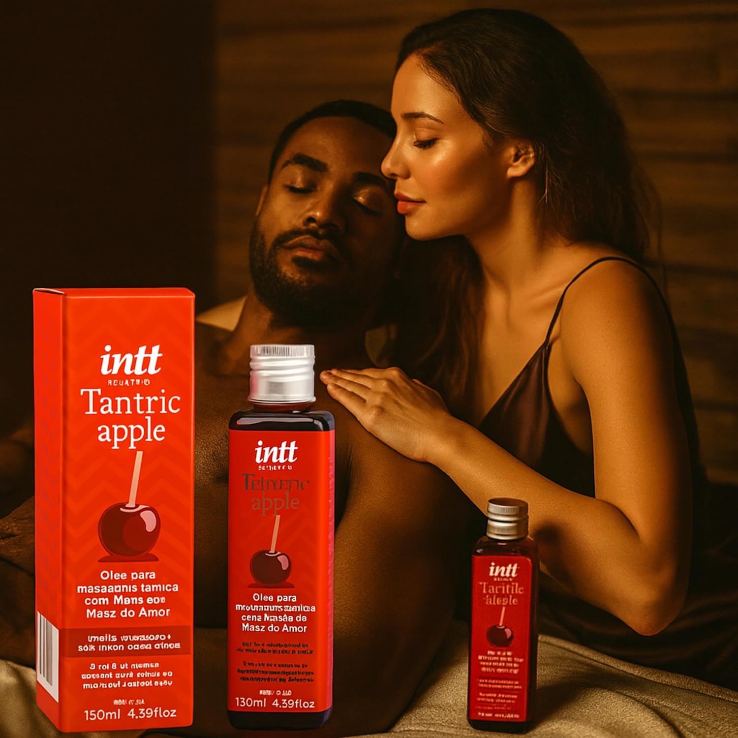 Tantric Apple Intt – Óleo Corporal para Massagem com Aroma de Maçã do Amor 130ml - Cosméticos Original | Satisfeel - Foto 8