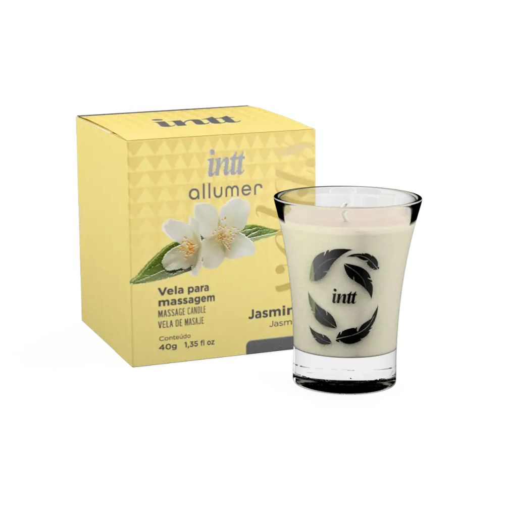 Vela de Massagem Beijável e Sexo Oral Intt — Aroma Jasmim 40g