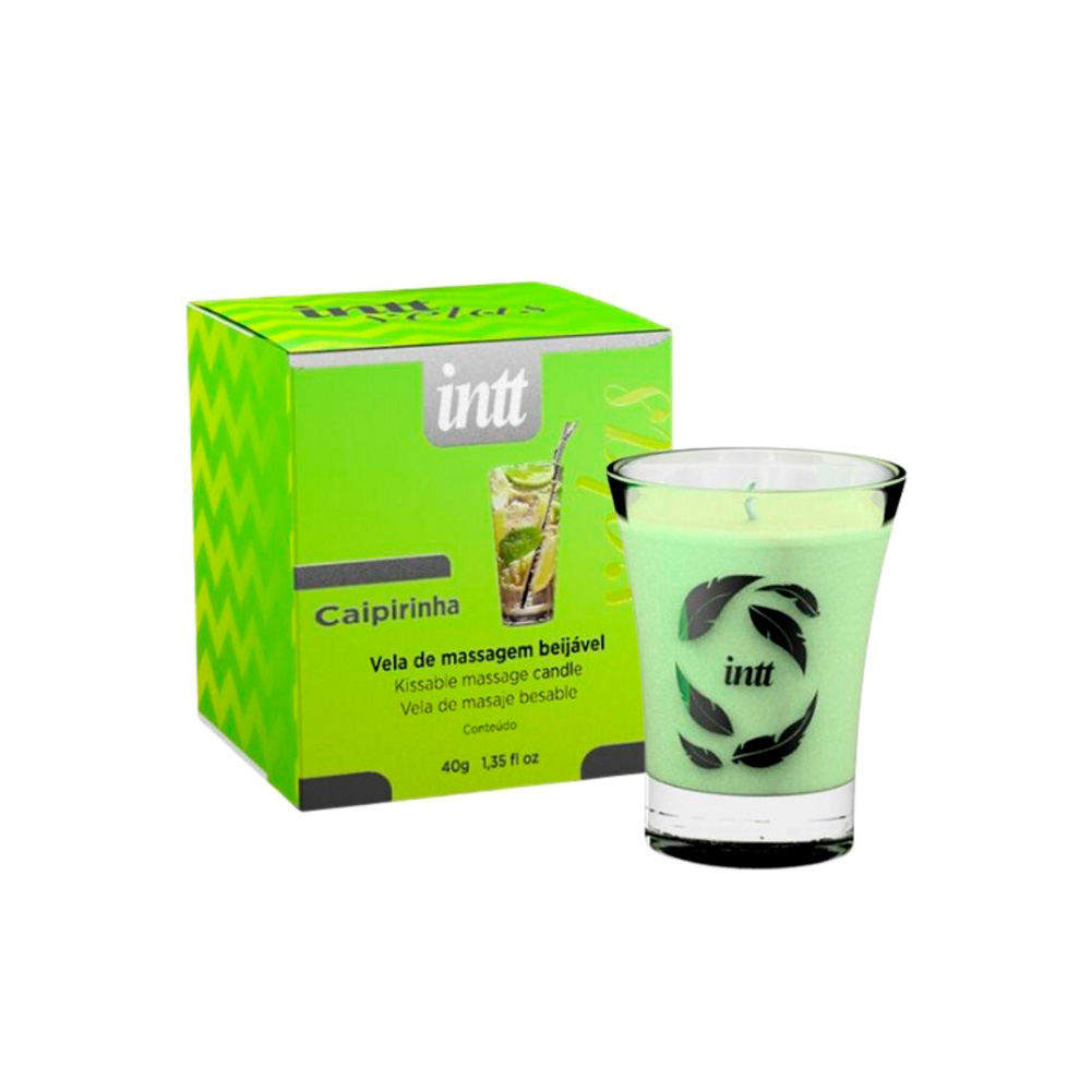 Vela de Massagem Beijável e Sexo Oral Intt — Aroma Caipirinha 40g