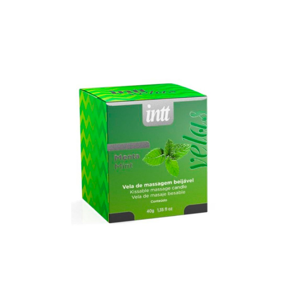 Vela de Massagem Beijável Aroma Menta 40g Intt